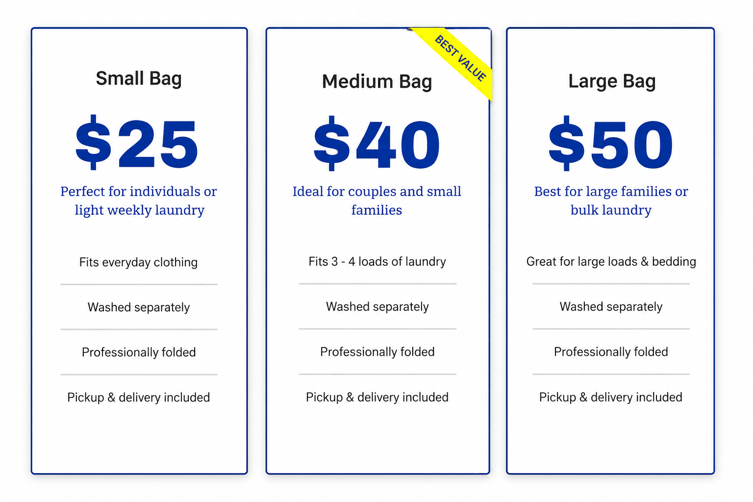 Gill Cleaners Wash and Fold Pricing