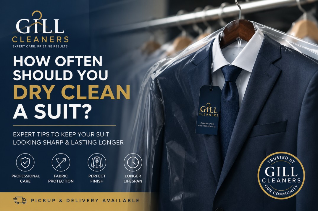 How often should you dry clean a suit